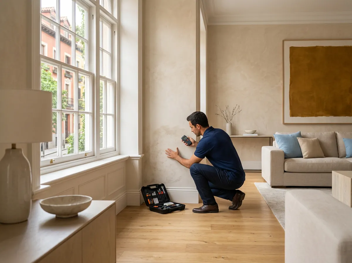 Espacio residencial en Madrid con ambiente seco y confortable gracias a HUMIX